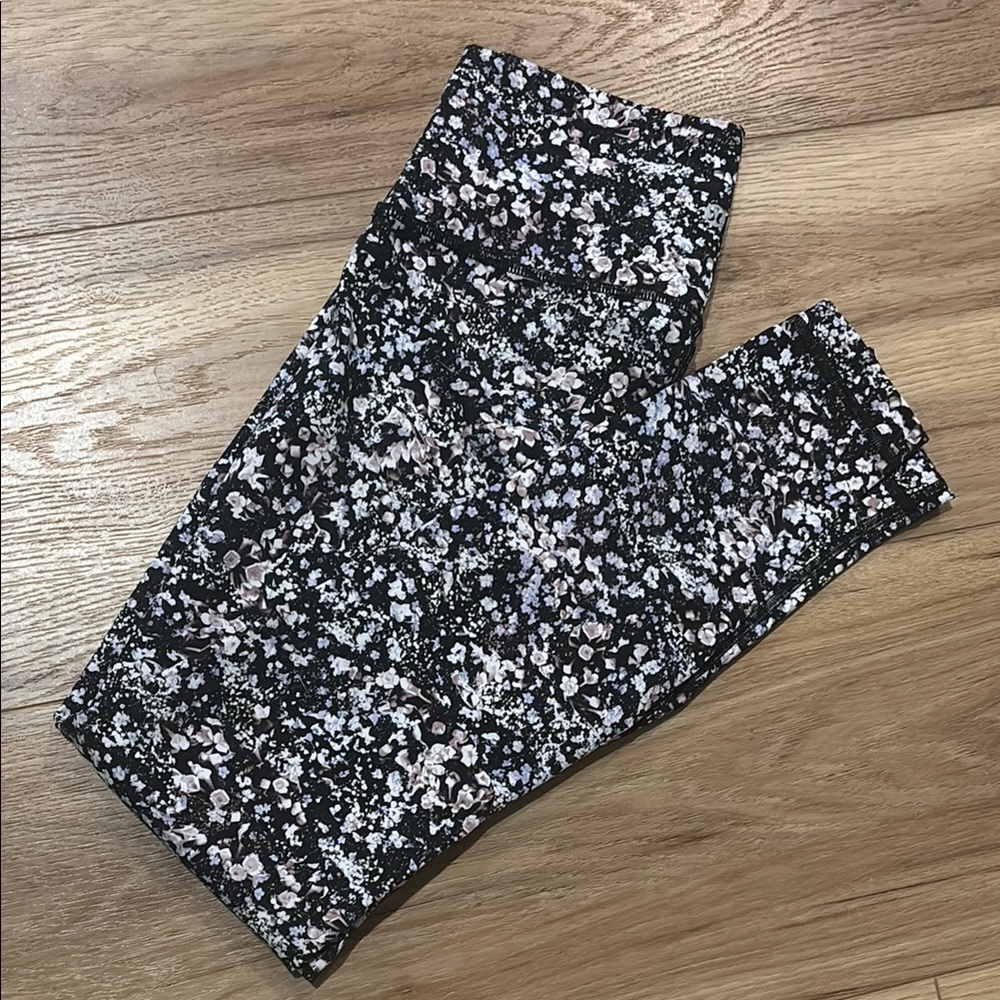 Floral Print Leggings Lululemon Wunderunder